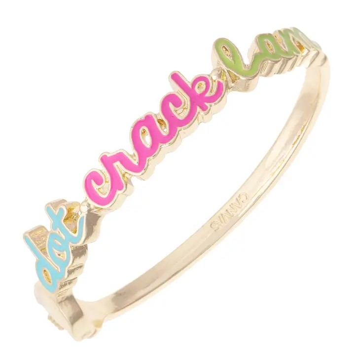 Dot Crack Bam Hinge Bracelet