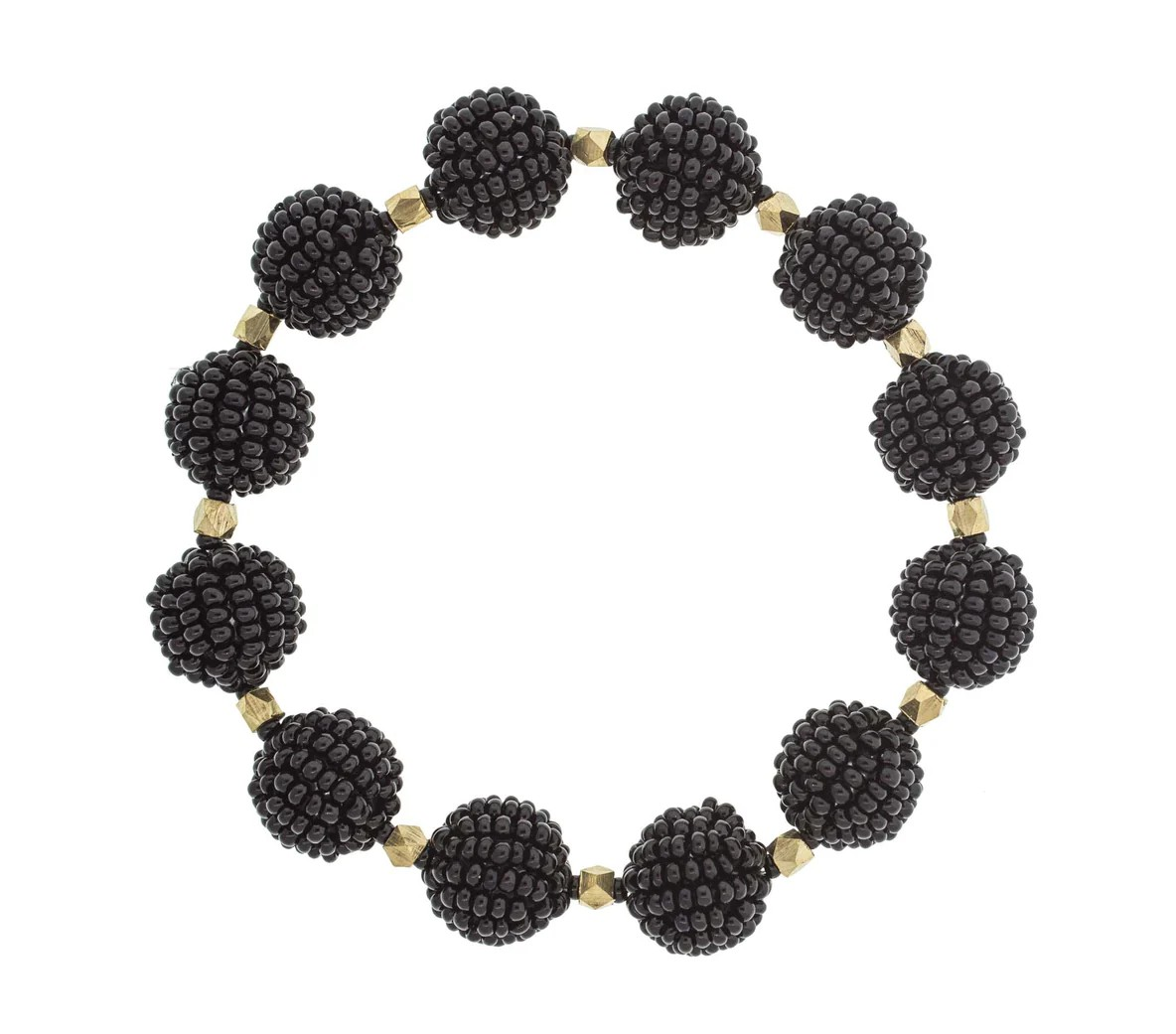 Luxe Globe Bracelet | Black/Gold