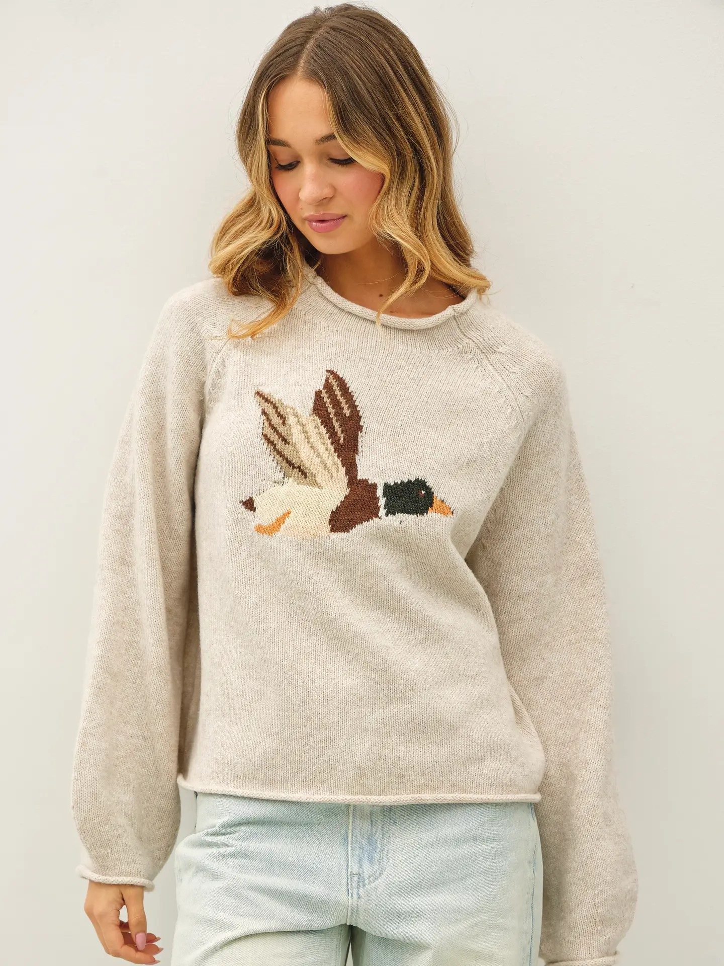Feathered Grace Sweater