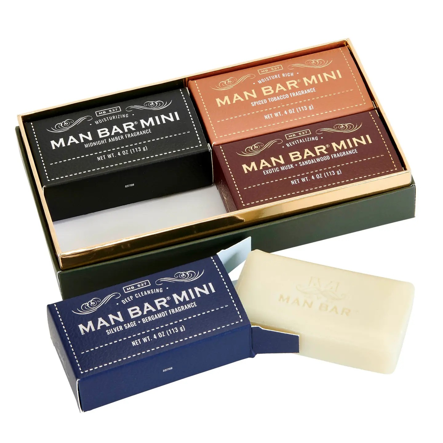 Man Bar Mini 4pc. Soap Set