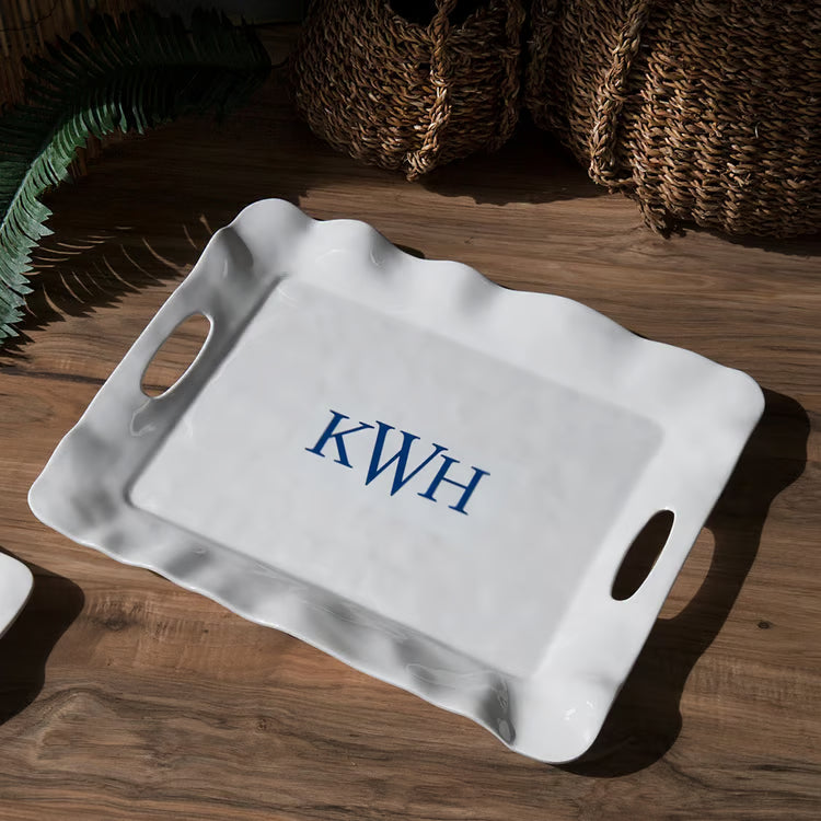 Havana Rectangular Tray with Handles