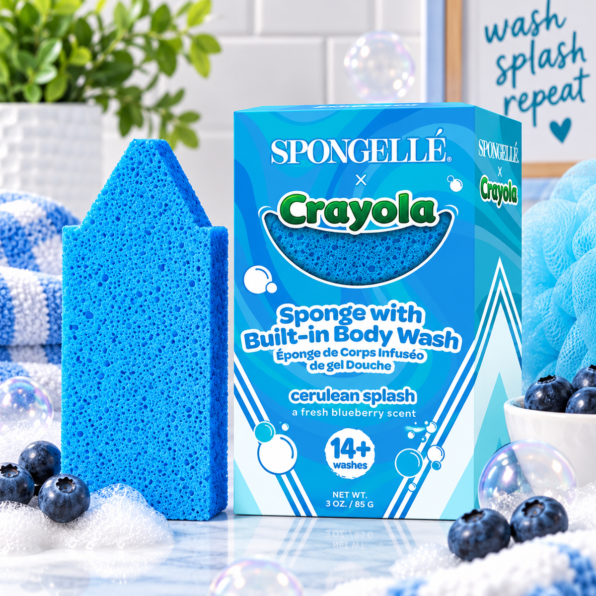 Kids Crayola Spongelle | Blue OR Pink