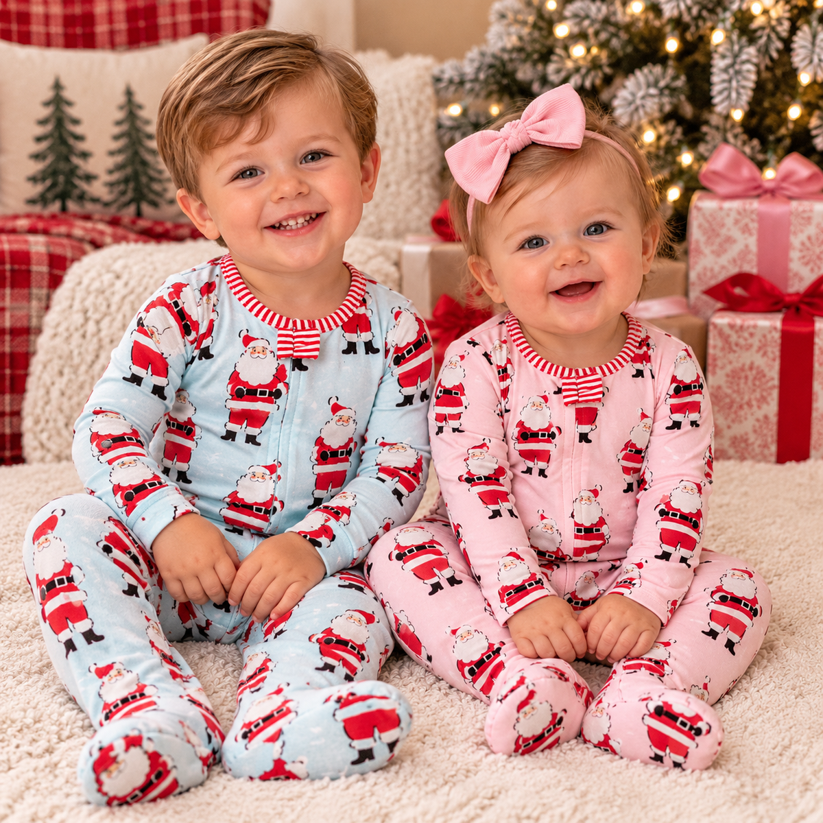 Glow in the Dark Santa | Mud Pie Sleeper
