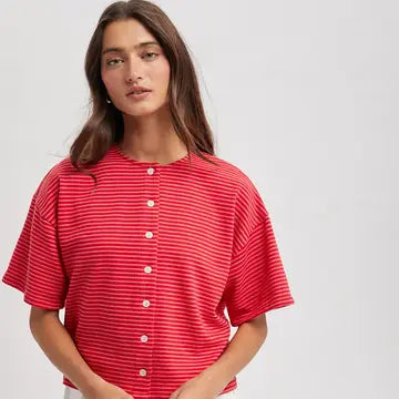 Summer Nights | Button Knit Top