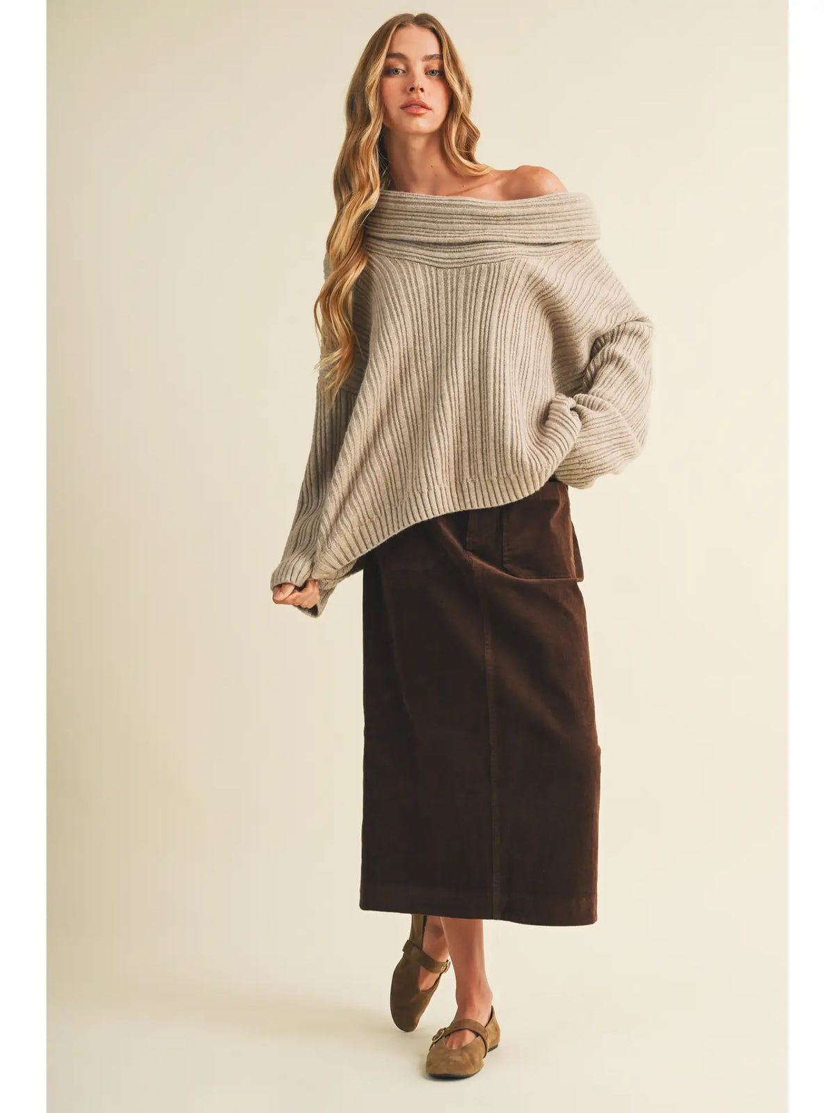 The Aspen Off-Shoulder Sweater