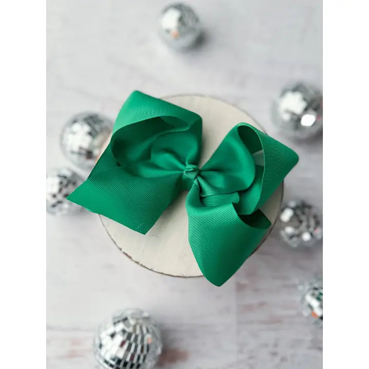 Large Hair Bow | 5.5 Inch Alligator Clip