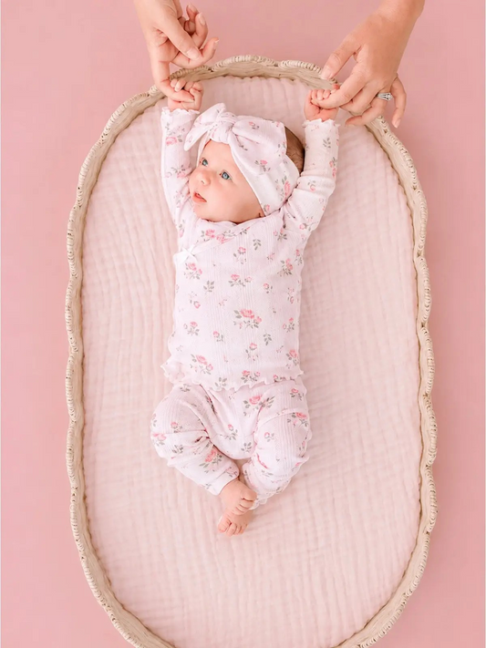 Rose Garden Two Piece Crossover Set |NB | Caden Lane