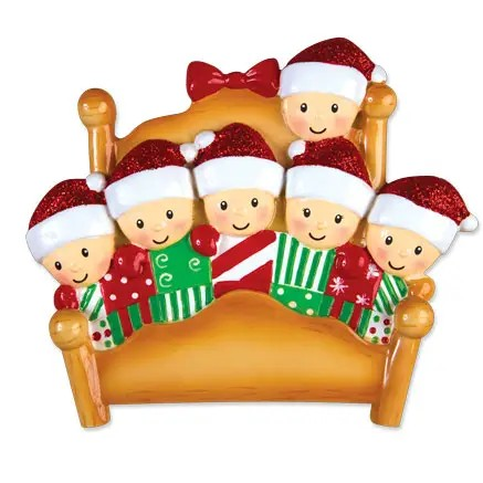 All Snuggled In | Personalized Christmas Ornament