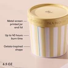 Isla Bloom Cafe Capri Gelato Cup Candle
