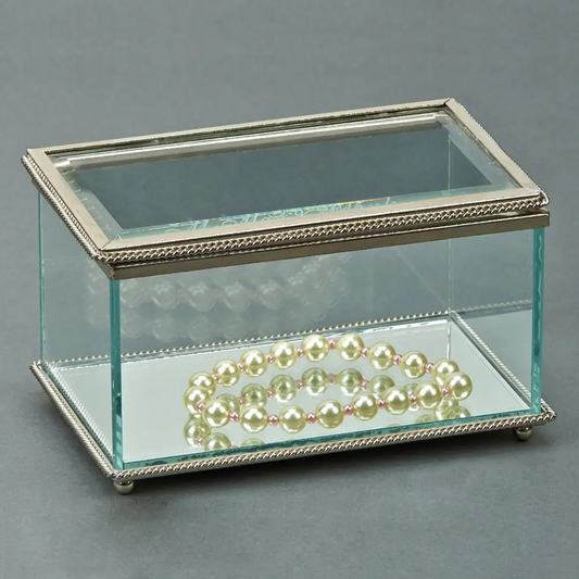 Keepsake Box | Glass and Silver