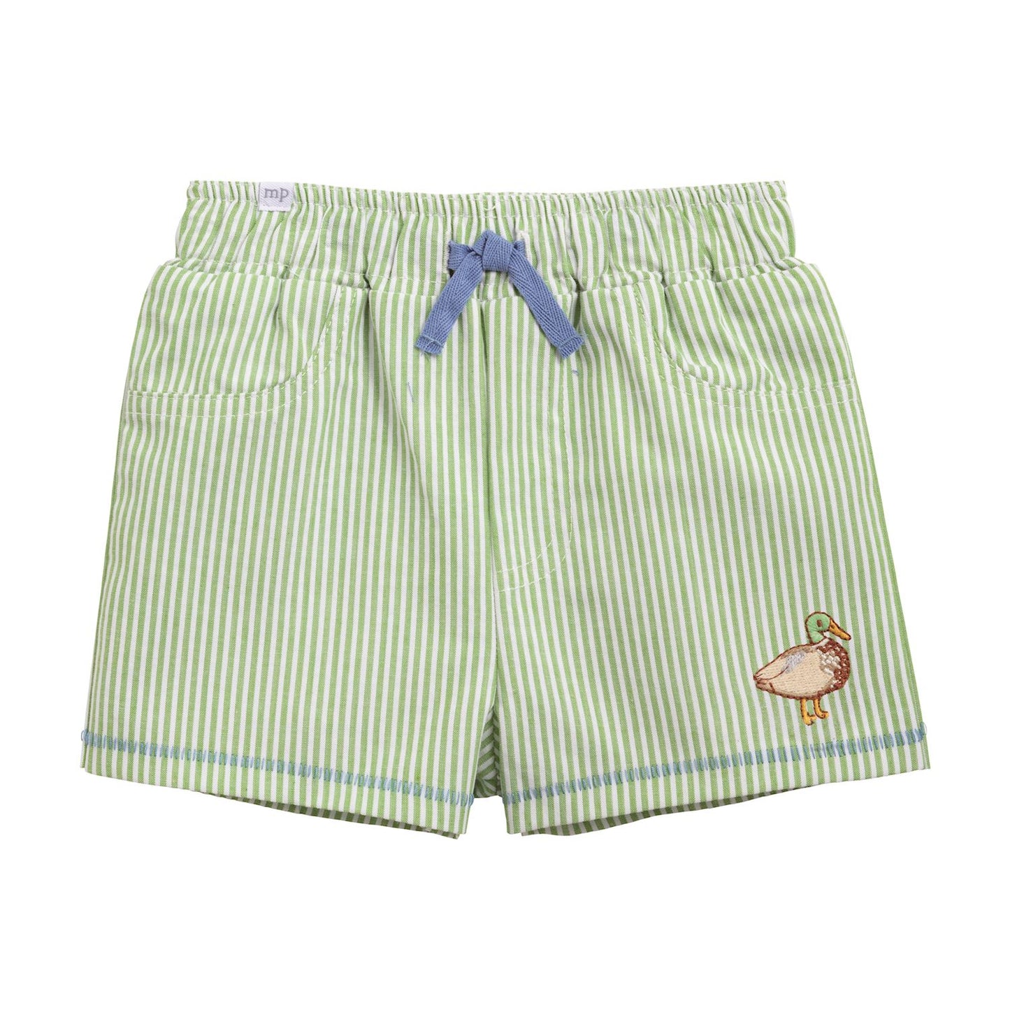 Stripe Embroidery Duck Swim Trunk | 4T/5T