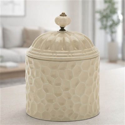 Honeycomb Heirloom Canister 🍯🤍