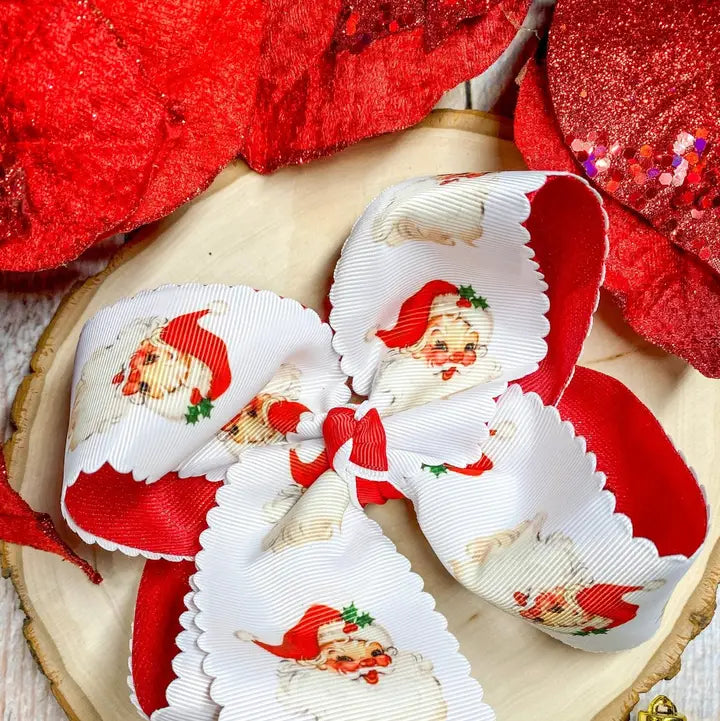 Here Comes Santa Claus | Hair Bow