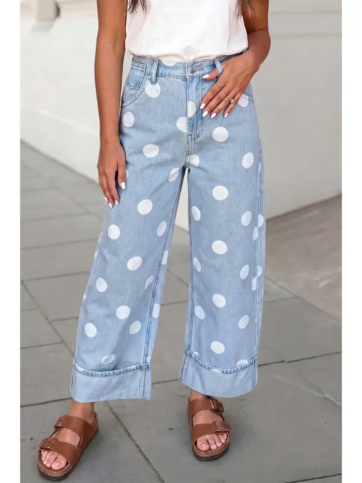 Everyday Polka Dot Denim
