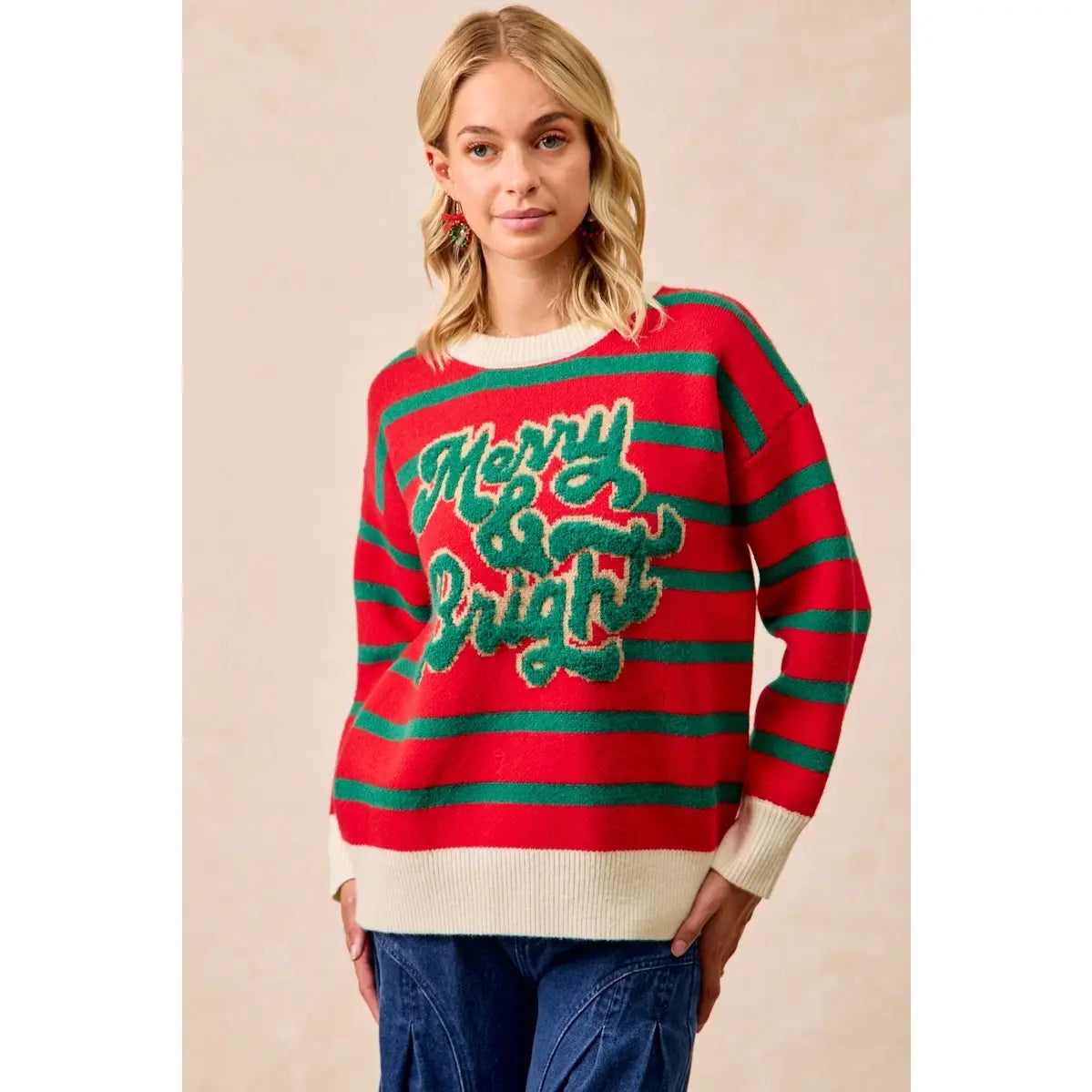 Merry & Bright Christmas Sweater