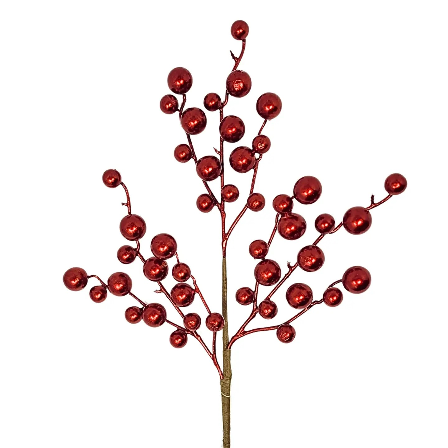 Metallic Christmas Berry Pick