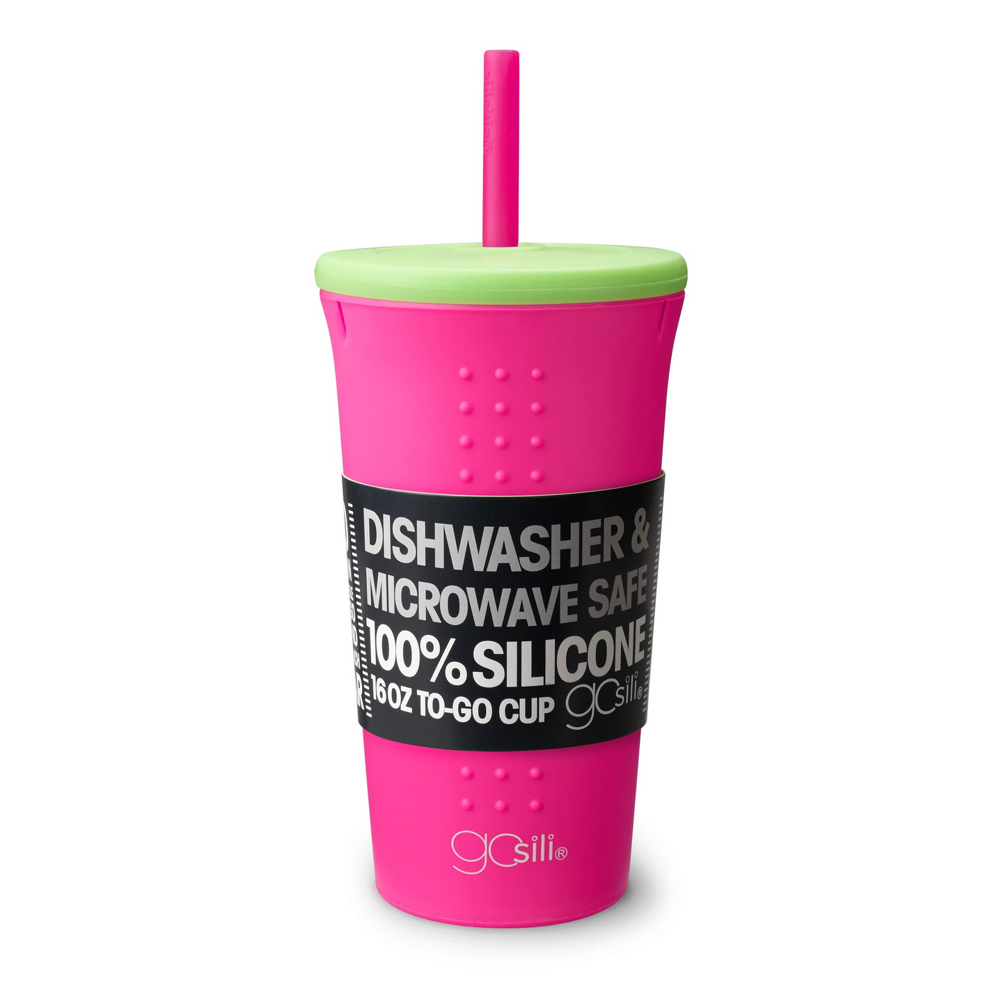 16 oz Silicone Straw Cup