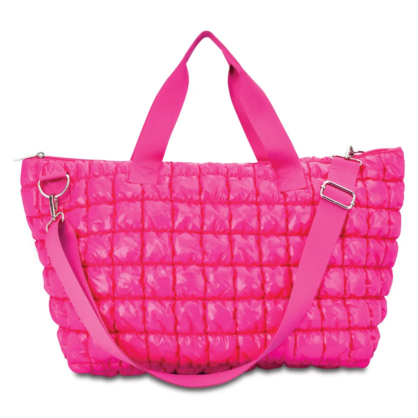 Hot Pink Weekender | Puffer | Monogram Me