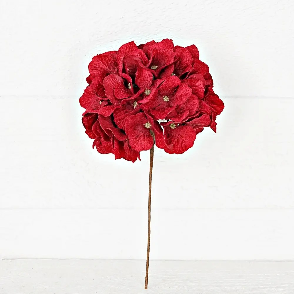 Hydrangea Head-Red