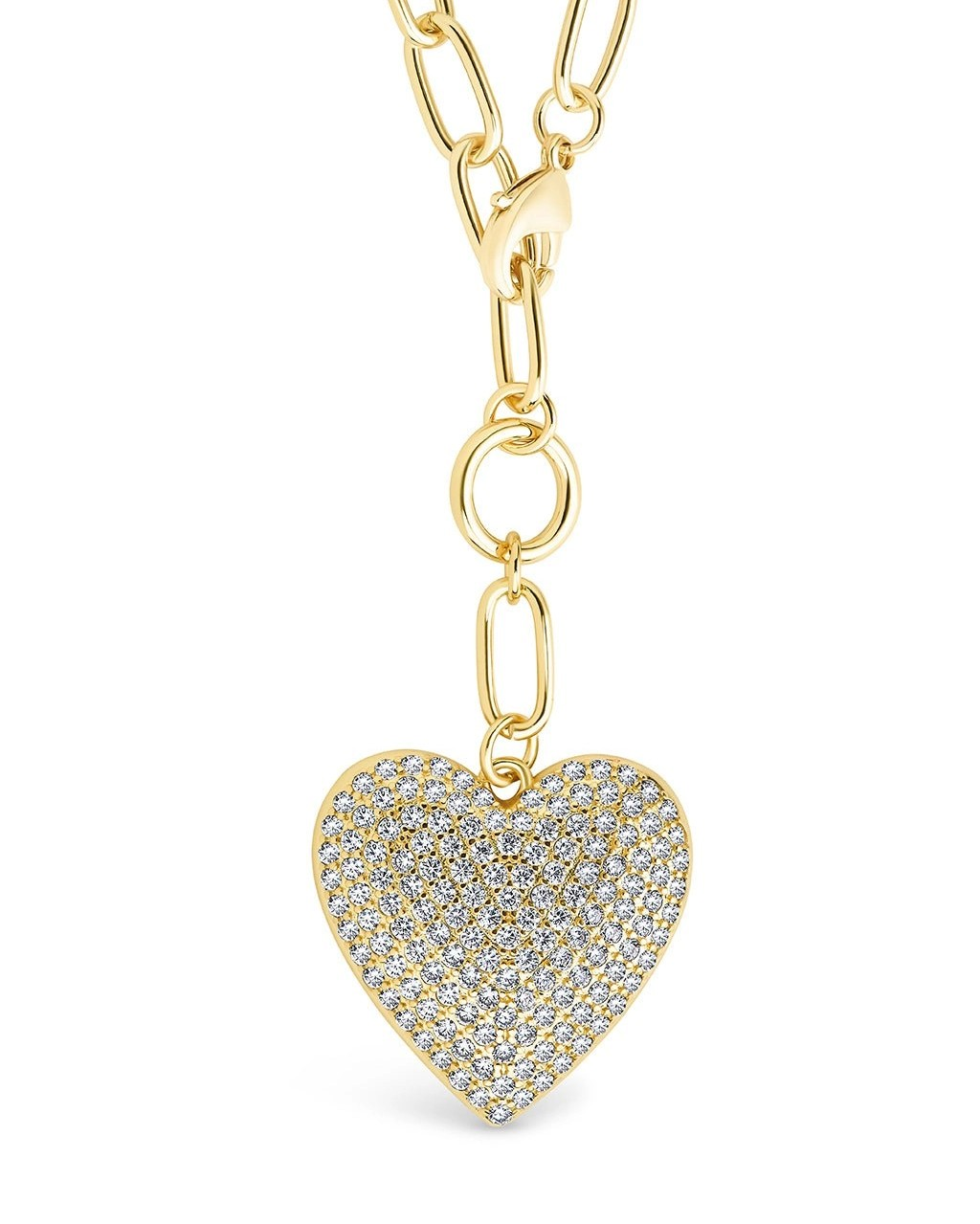 Disco Heart Necklace