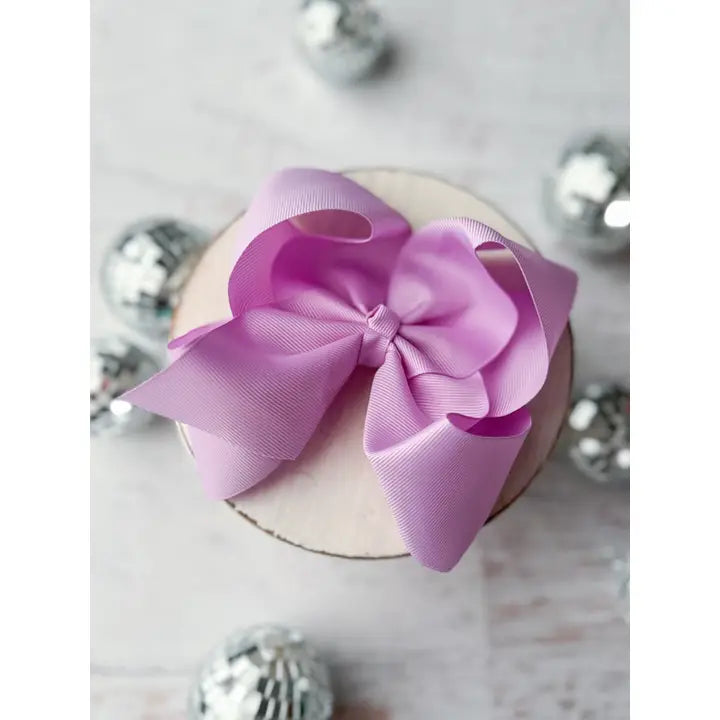 Large Hair Bow | 5.5 Inch Alligator Clip