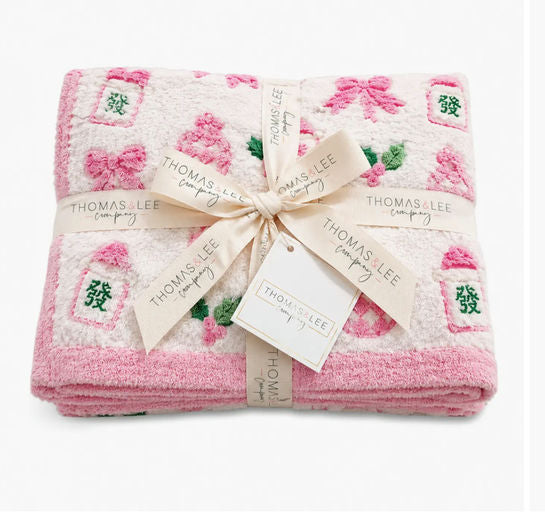 Christmas Mahjong Blanket