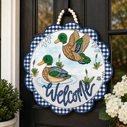 Welcome Mallard | Door Hanger