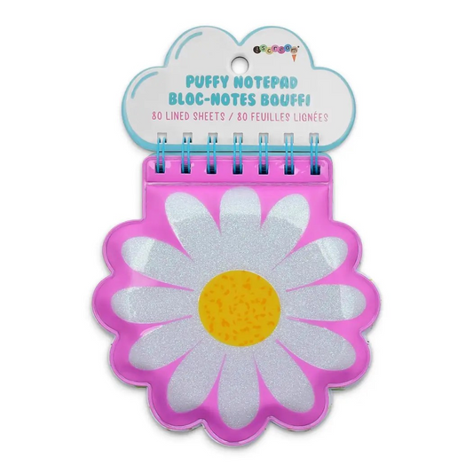 Daisy Puffy Notebook