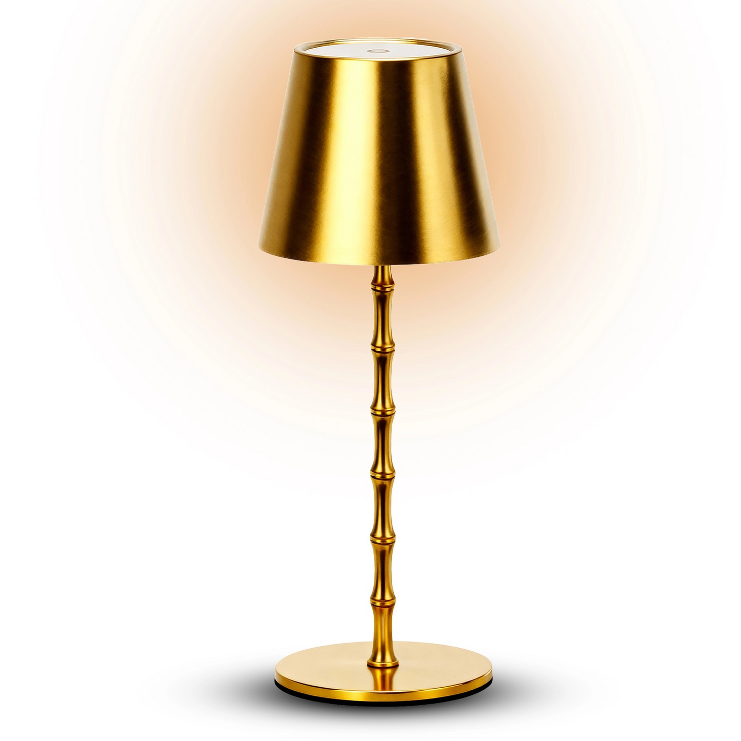 Gold Bamboo LED Cordless Lamp