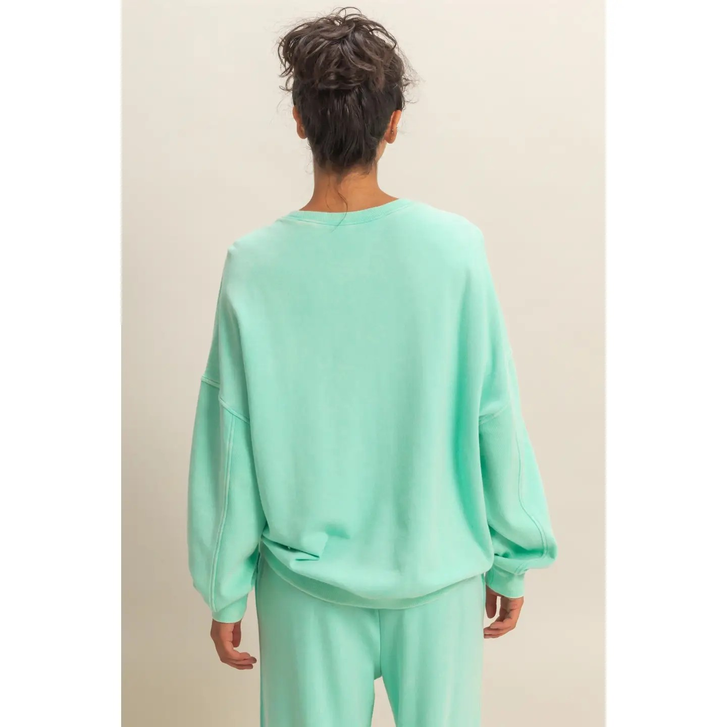 Double Zero Mint Sweatshirt | Oversized