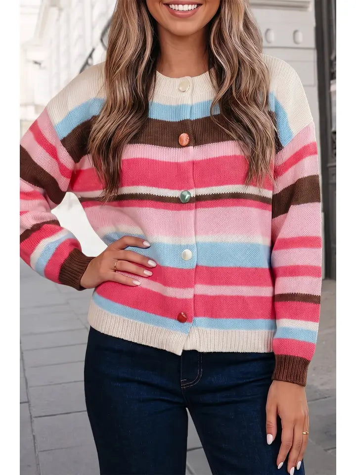 Crewneck Stripe Sweater