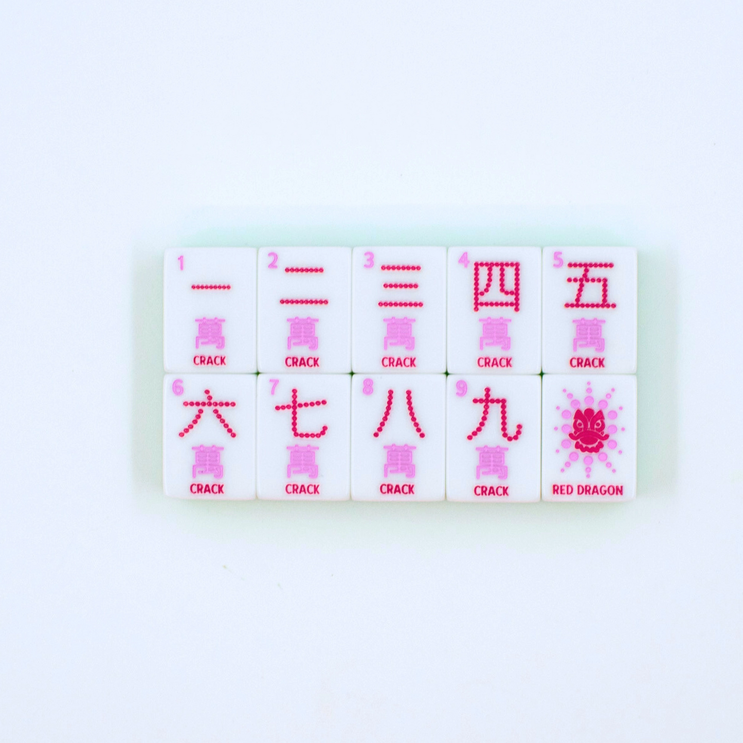 Crystal Confetti Lemon-Lime Mahjong Set | My Fair Mahjong