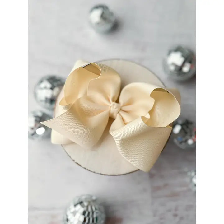 Large Hair Bow | 5.5 Inch Alligator Clip