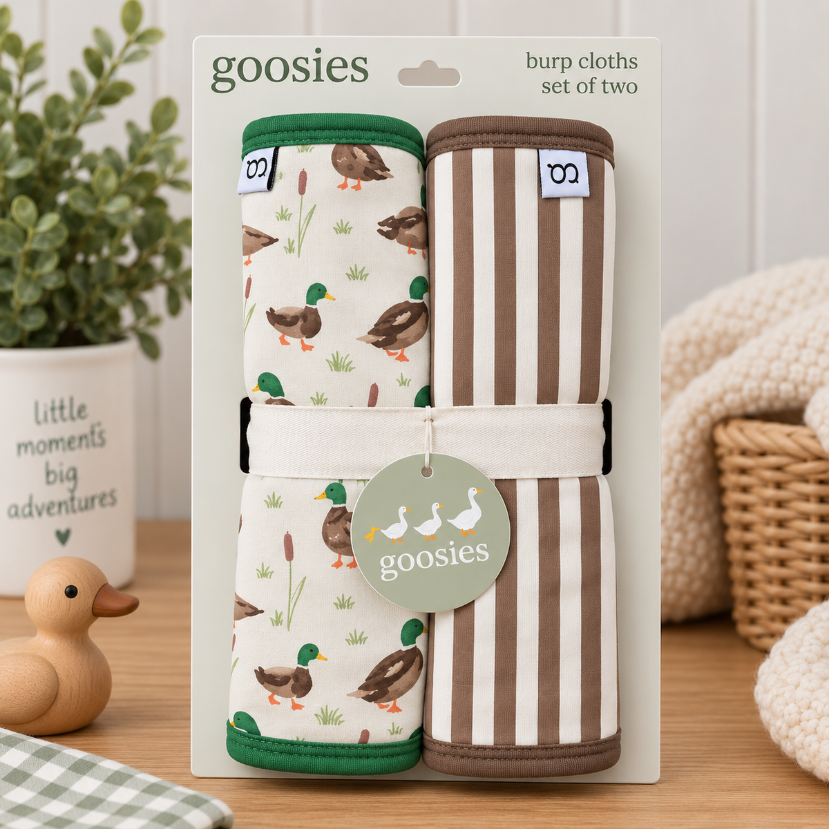 Burp Cloth Set | Goosies