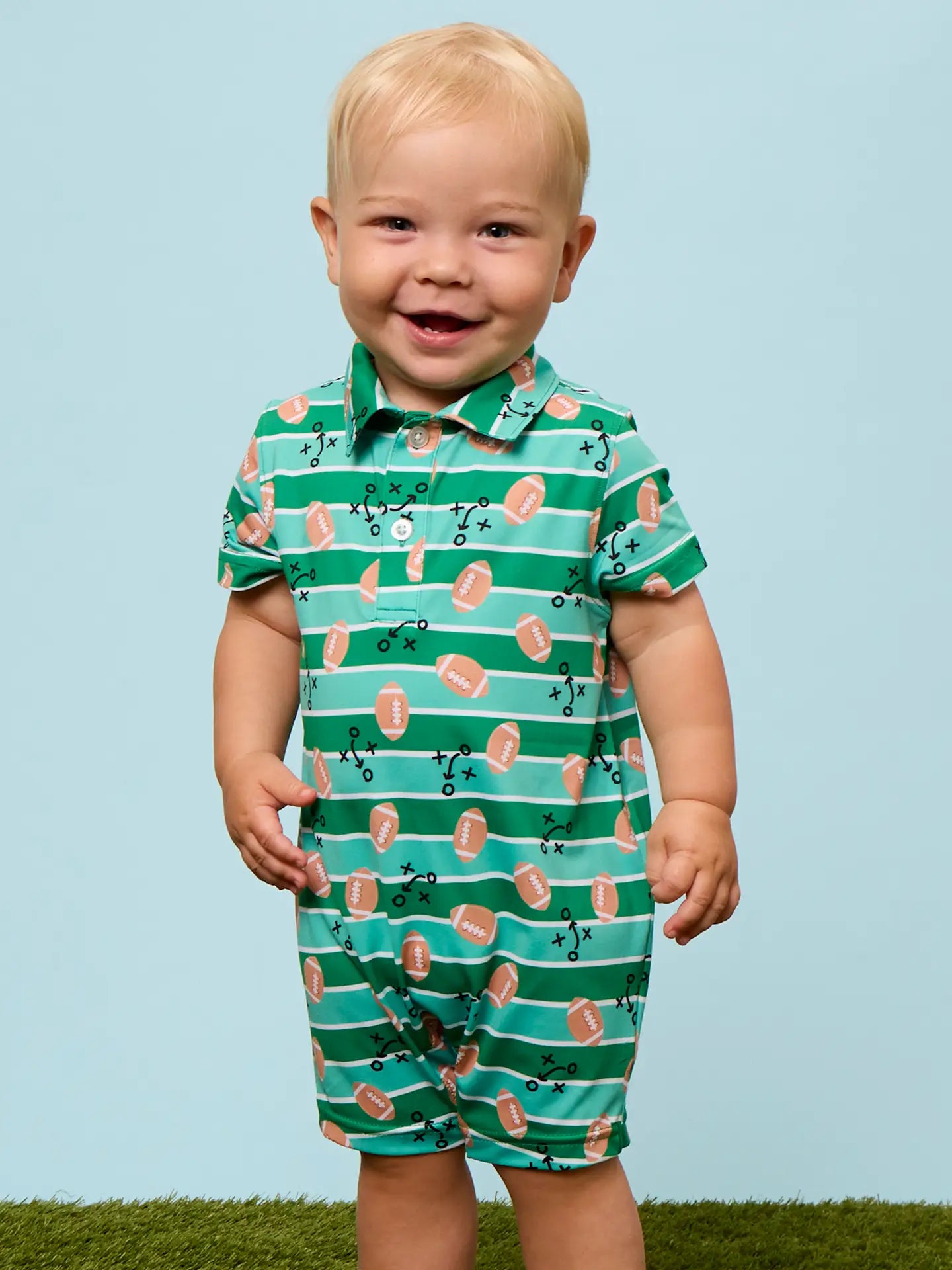 Tackles & Touchdowns Romper