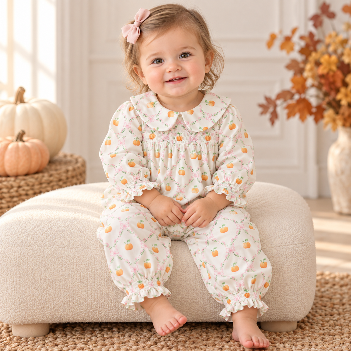 Pretty Little Pumpkin Romper