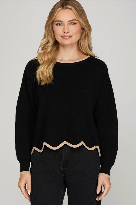 A Little Edgy Sweater