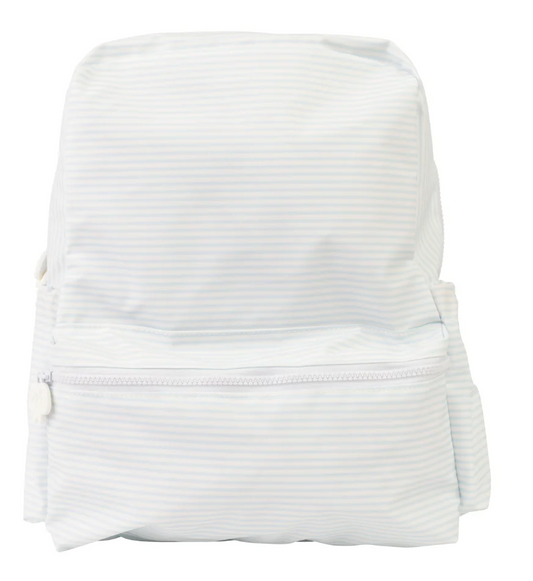 The Backpack in Blue Stripe | Large