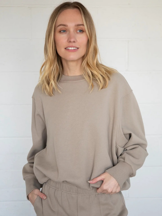 Hara Crewneck | Bubble Hem