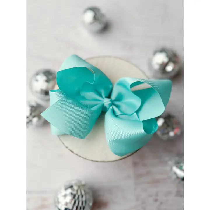 Large Hair Bow | 5.5 Inch Alligator Clip