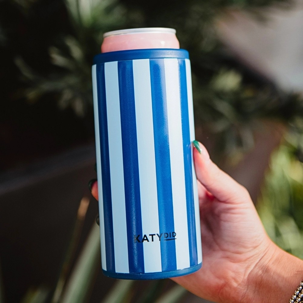 Navy Stripe Can Insulator | Katydid