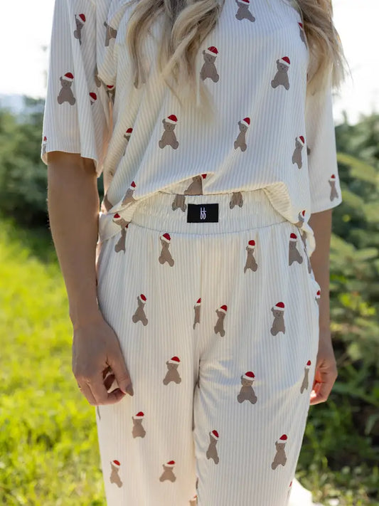 A Teddy Christmas | Bamboo Pajama Set