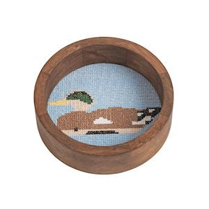 Duck Needlepoint Coasters