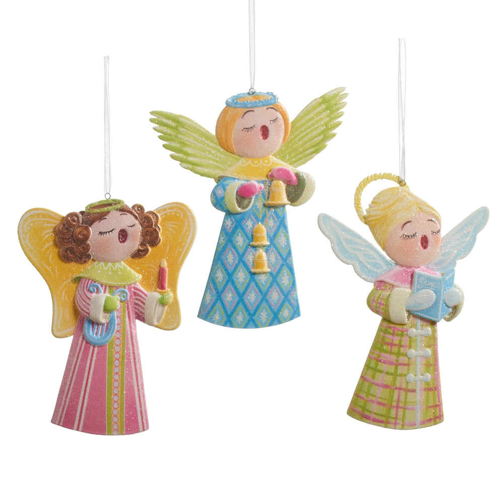 6.5" Choir Angel Ornament  Assorted