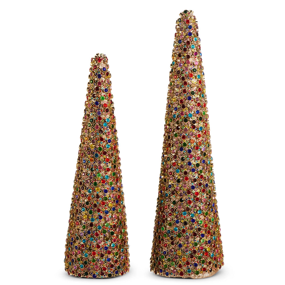 15.5" Multicolor Jewel Trees