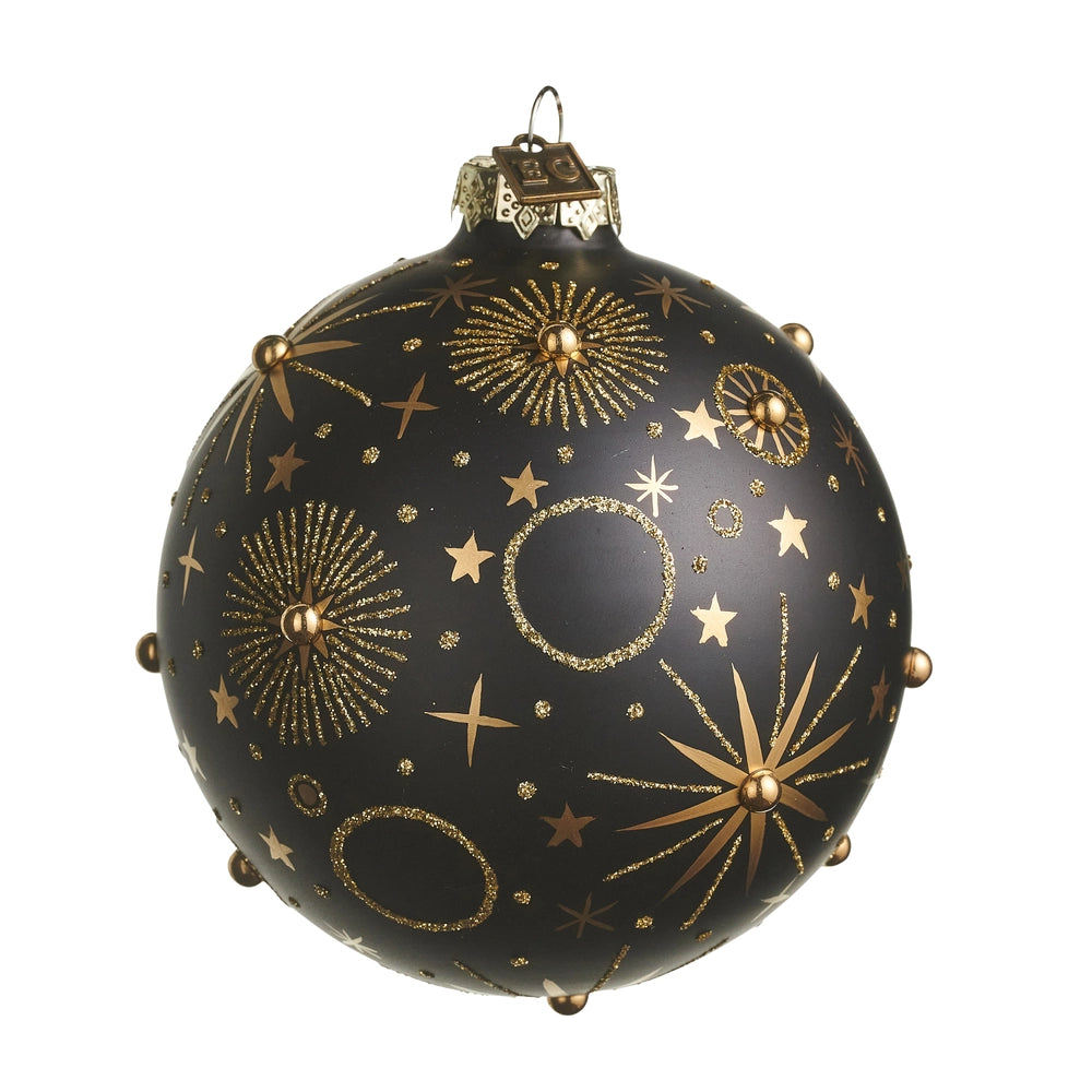 EC 4" Stardust Ball Ornament