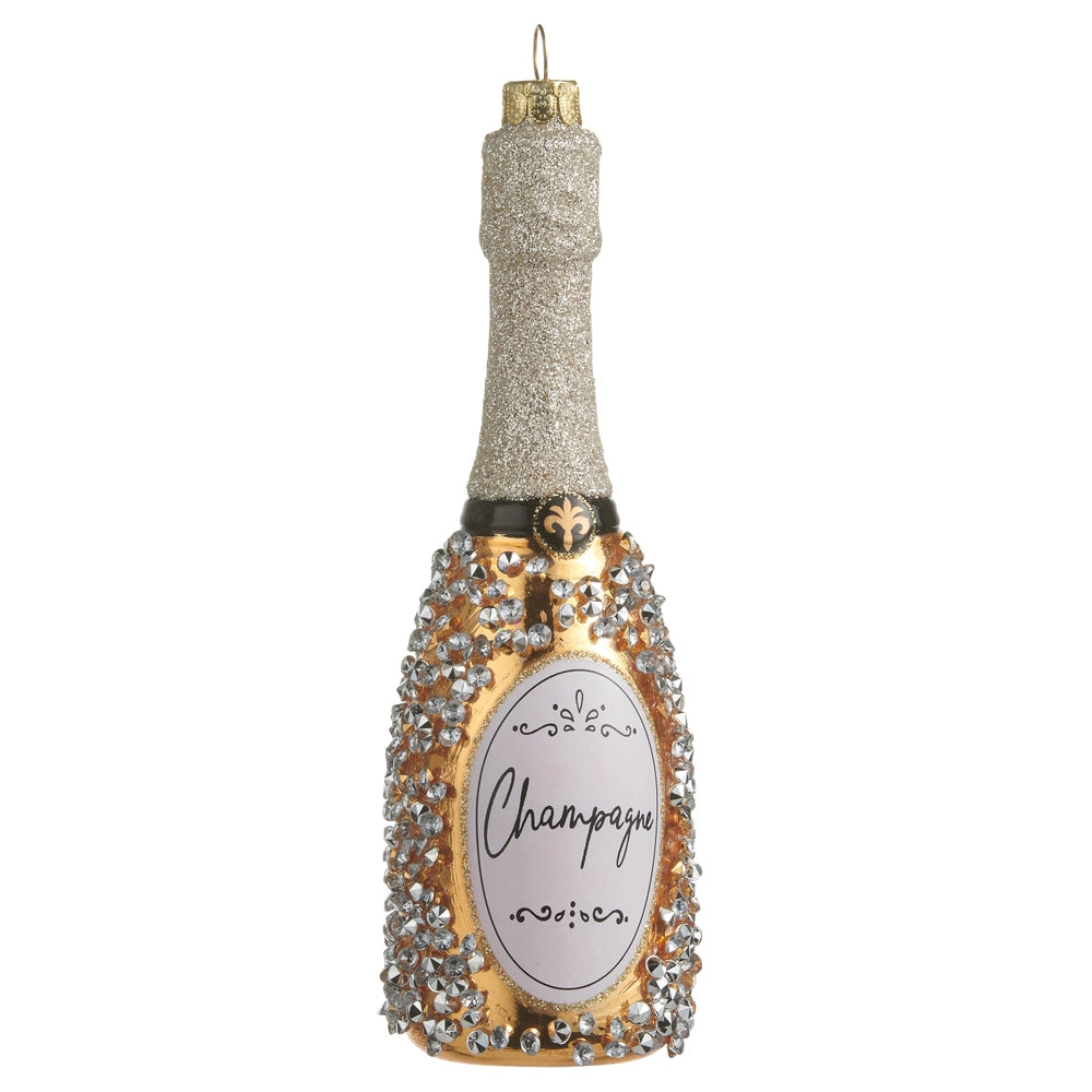 6.25" Champagne Bottle Ornament