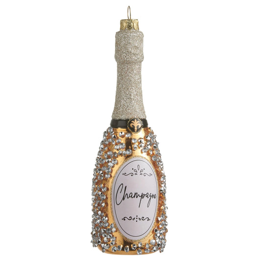 6.25" Champagne Bottle Ornament