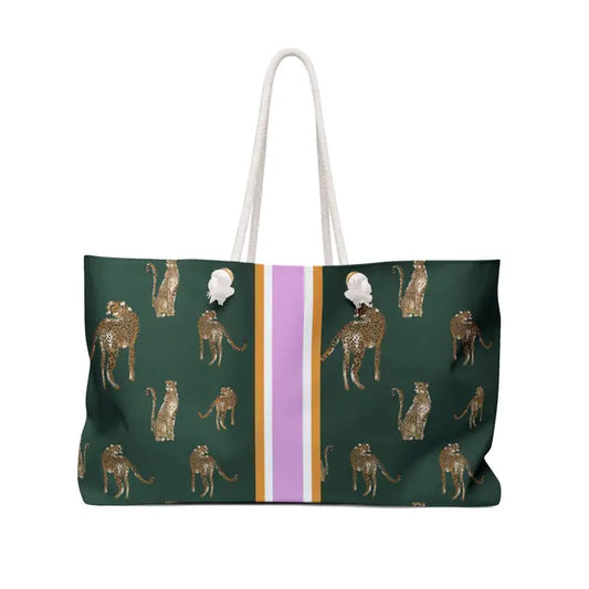 The Cheetah Dance Mahjong Tote Bag | Britt Mills