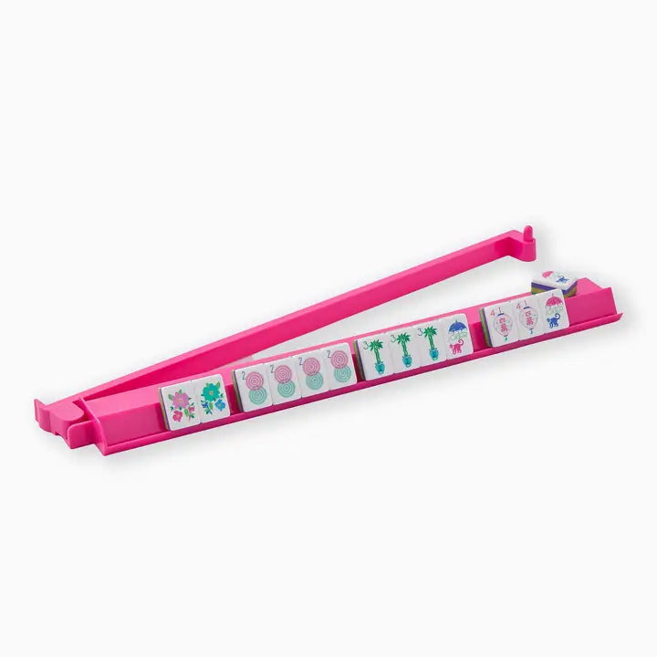 Hot Pink Rack + Pusher Set | Oh My Mahjong